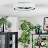 Jalon Deckenleuchte 38,5 cm LED Weiß, 1-flammig, Fernbedienung
