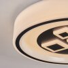 Jalon Deckenleuchte 38,5 cm LED Weiß, 1-flammig, Fernbedienung