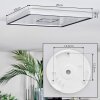 Simonstorp Deckenleuchte LED Silber, Weiß, 1-flammig