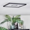 Simonstorp Deckenleuchte LED Schwarz, Weiß, 1-flammig