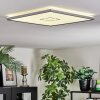 Simonstorp Deckenleuchte LED Silber, Weiß, 1-flammig