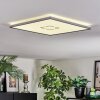 Simonstorp Deckenleuchte LED Silber, Weiß, 1-flammig