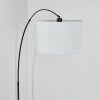 Soungou Stehleuchte 38 cm Chrom, Schwarz, 1-flammig