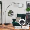 Bassagoda Stehleuchte 35 cm Chrom, Schwarz, 1-flammig