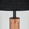 Bassagoda Stehleuchte 40 cm Naturfarben, Schwarz, 1-flammig
