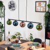 Gastor Pendelleuchte Glas 15 cm Blau, Grün, Kupferfarben, 5-flammig