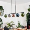 Gastor Pendelleuchte Glas 15 cm Blau, Chrom, Grün, Kupferfarben, Rauchfarben, 5-flammig
