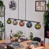 Gastor Pendelleuchte Glas 15 cm Blau, Chrom, Grün, Kupferfarben, Rauchfarben, 5-flammig