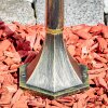 Hongkong Wegeleuchte Braun, Gold, 1-flammig, Bewegungsmelder