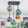Ripoll Deckenleuchte Glas 15 cm Blau, Gold, Grün, 5-flammig
