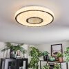 Loron Deckenleuchte LED Silber, Weiß, 1-flammig