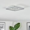 Simonstorp Deckenleuchte LED Silber, Weiß, 1-flammig