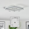 Simonstorp Deckenleuchte LED Silber, Weiß, 1-flammig