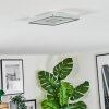 Simonstorp Deckenleuchte LED Silber, Weiß, 1-flammig