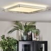 Ipres Deckenleuchte LED Silber, Weiß, 1-flammig