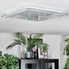 Ipres Deckenleuchte LED Silber, Weiß, 1-flammig