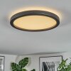 Xarel Deckenleuchte LED Schwarz, 1-flammig