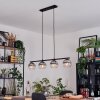 Koyoto Pendelleuchte Glas 15 cm Klar, Rauchfarben, 4-flammig
