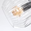 Ripoll Deckenleuchte Glas 15 cm Bernsteinfarben, Klar, Rauchfarben, 10-flammig