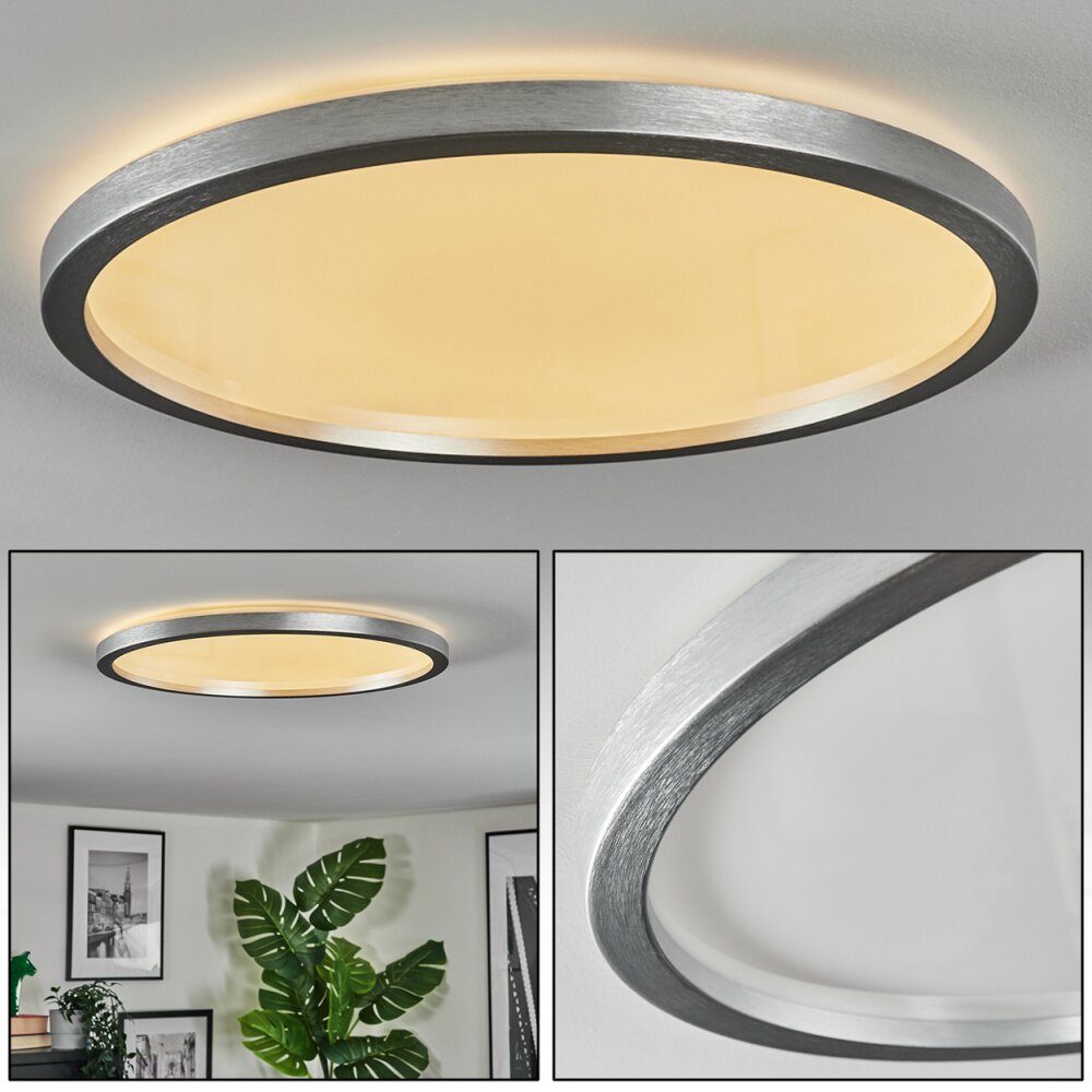 Xarel Deckenleuchte LED Silber, 1-flammig main product photo