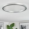 Xarel Deckenleuchte LED Silber, 1-flammig