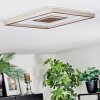 Ilion Deckenleuchte LED Nickel-Matt, Weiß, 1-flammig