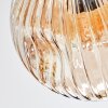 Ripoll Deckenleuchte Glas 15 cm Bernsteinfarben, 6-flammig