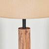 Soungou Stehleuchte 38 cm Naturfarben, Schwarz, 1-flammig
