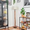 Bassagoda Stehleuchte 35 cm Naturfarben, Schwarz, 1-flammig