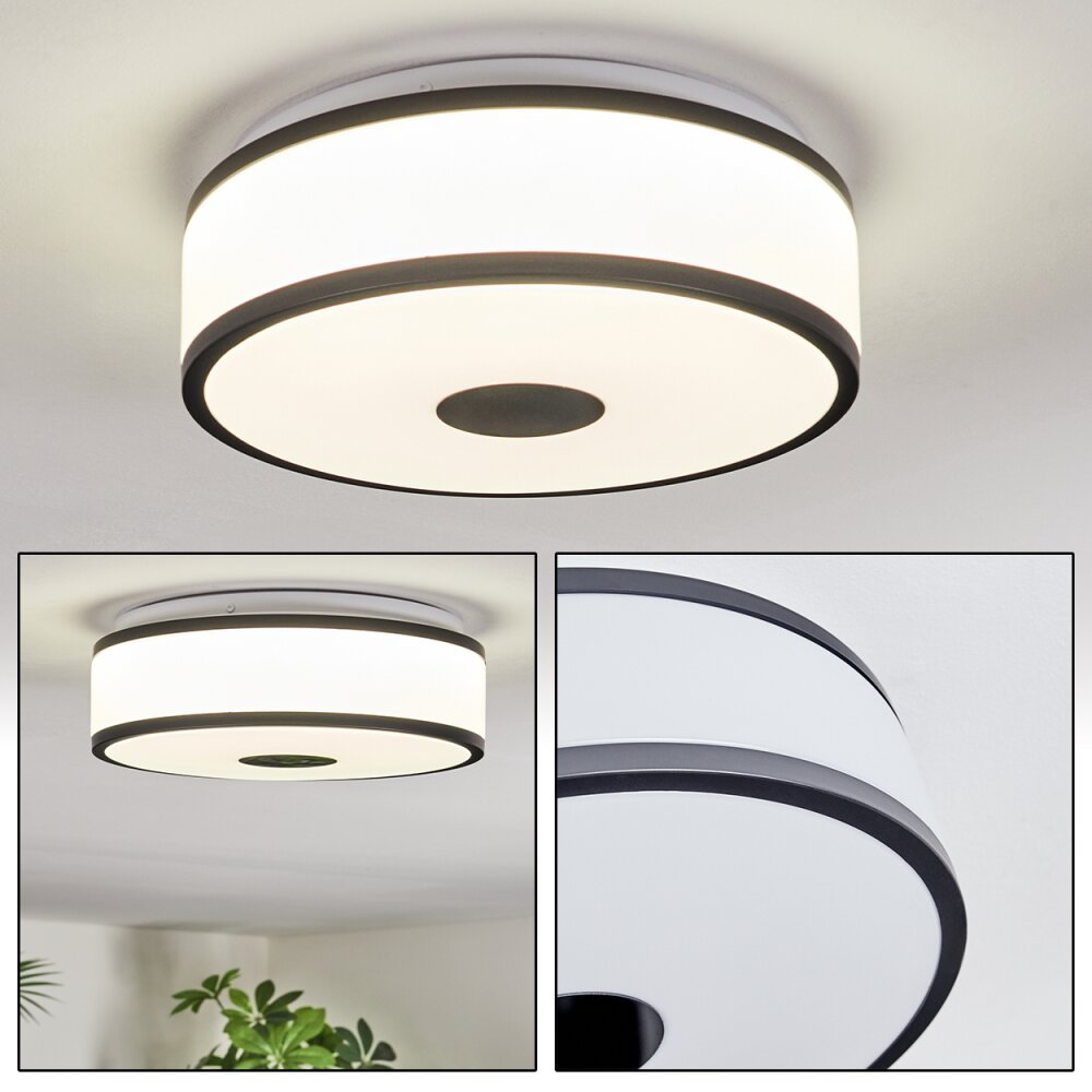 Elran Deckenleuchte LED Schwarz, Weiß, 1-flammig main product photo