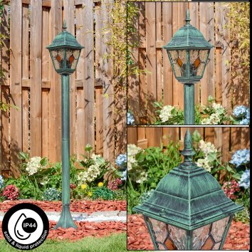 Naofe Wegeleuchte Grün, Schwarz, 1-flammig