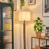 Bassagoda Stehleuchte 40 cm Naturfarben, Schwarz, 1-flammig