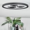 Ilyan Deckenleuchte LED Schwarz, 1-flammig
