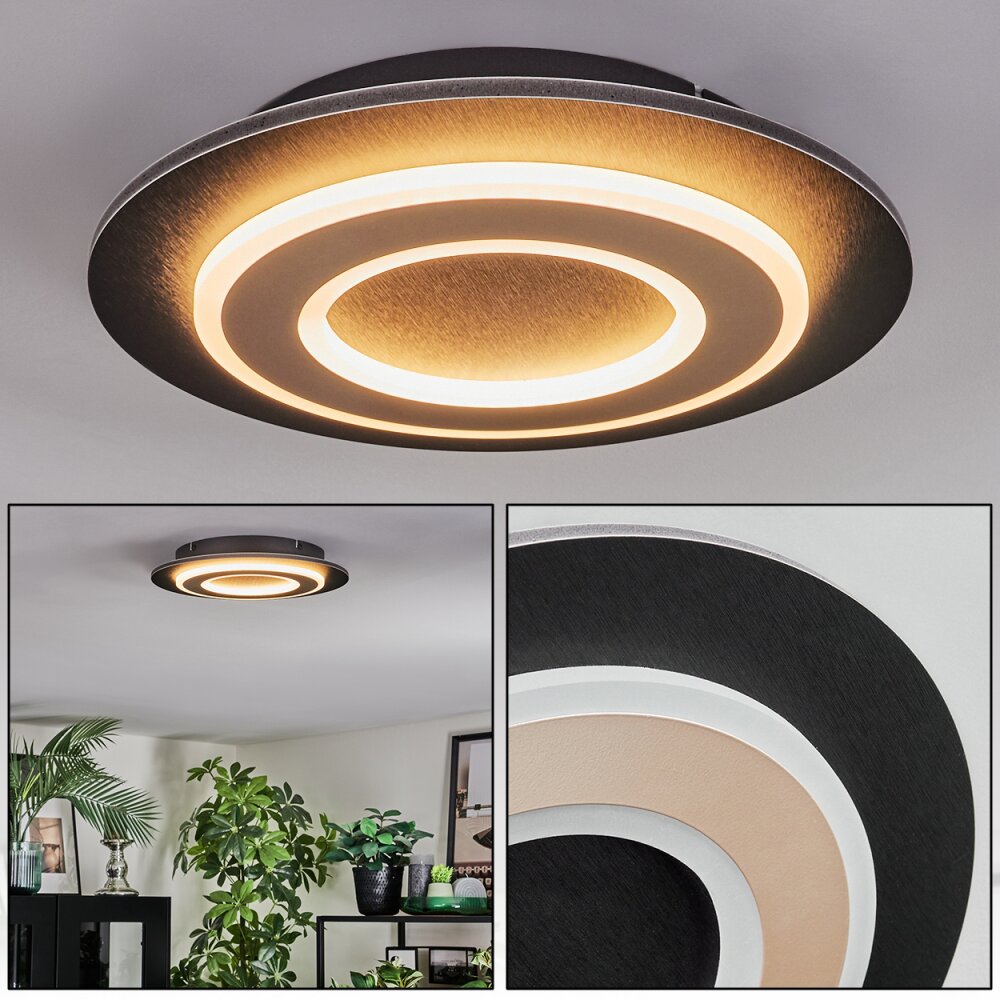 Lidor Deckenleuchte LED Schwarz, 1-flammig main product photo