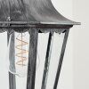 Lignac Außenwandleuchte Schwarz, Silber, 1-flammig