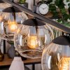 Koyoto Pendelleuchte Glas 15 cm Bernsteinfarben, Klar, 4-flammig