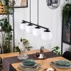 Gastor Pendelleuchte Glas 15 cm Weiß, 4-flammig