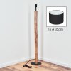 Bassagoda Stehleuchte 35 cm Naturfarben, Schwarz, 1-flammig