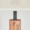 Bassagoda Stehleuchte 40 cm Naturfarben, Schwarz, 1-flammig