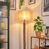 Bassagoda Stehleuchte 40 cm Naturfarben, Schwarz, 1-flammig