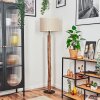Bassagoda Stehleuchte 40 cm Naturfarben, Schwarz, 1-flammig