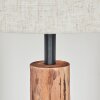Bassagoda Stehleuchte 40 cm Naturfarben, Schwarz, 1-flammig