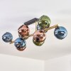 Koyoto Deckenleuchte Glas 15 cm Gold, Schwarz, 10-flammig