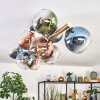 Koyoto Deckenleuchte Glas 15 cm Gold, Schwarz, 10-flammig