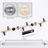Koyoto Deckenleuchte Glas 15 cm Gold, Schwarz, 10-flammig