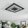 Lidor Deckenleuchte LED Schwarz, 1-flammig