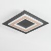 Lidor Deckenleuchte LED Schwarz, 1-flammig