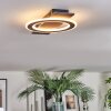 Lidor Deckenleuchte LED Schwarz, 1-flammig