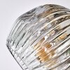Ripoll Deckenleuchte Glas 15 cm Gold, Schwarz, 10-flammig