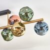 Ripoll Deckenleuchte Glas 15 cm Gold, Schwarz, 10-flammig